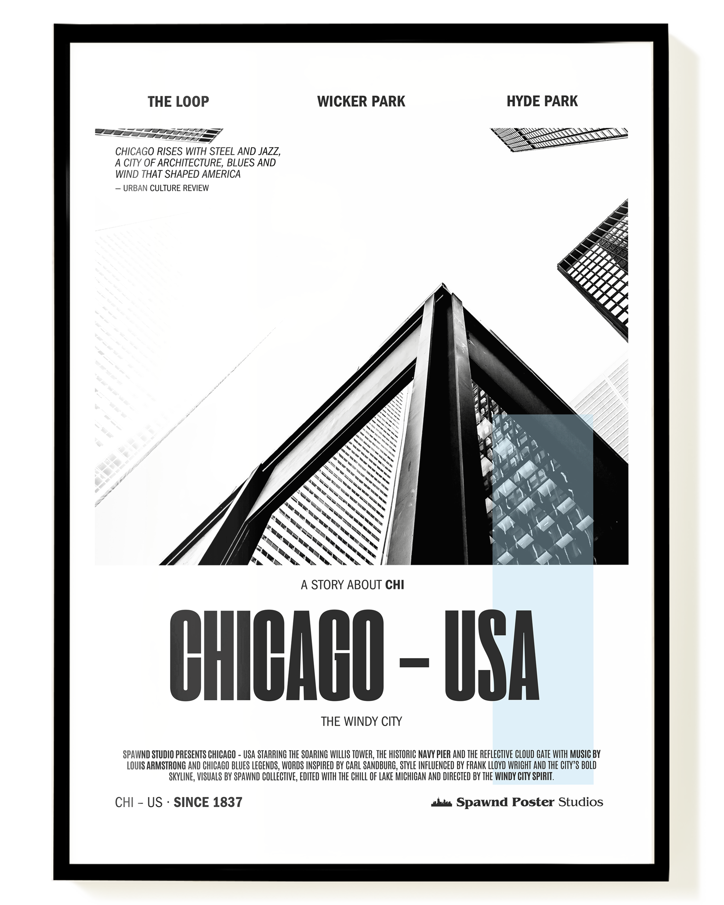 Chicago | City Art Poster – Wallera®