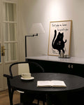 Don’t judge | Humorvolle Katzen-Illustration Poster