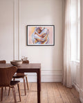 Embrace | Pastell Figuren Poster