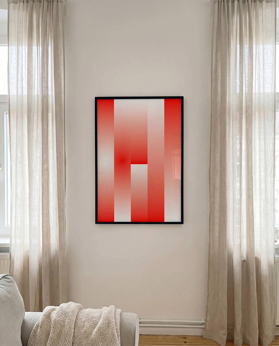 Fade | Abstraktes Kunstposter