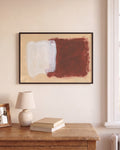Fleck | Abstraktes Acrylgemälde Kunstdruck