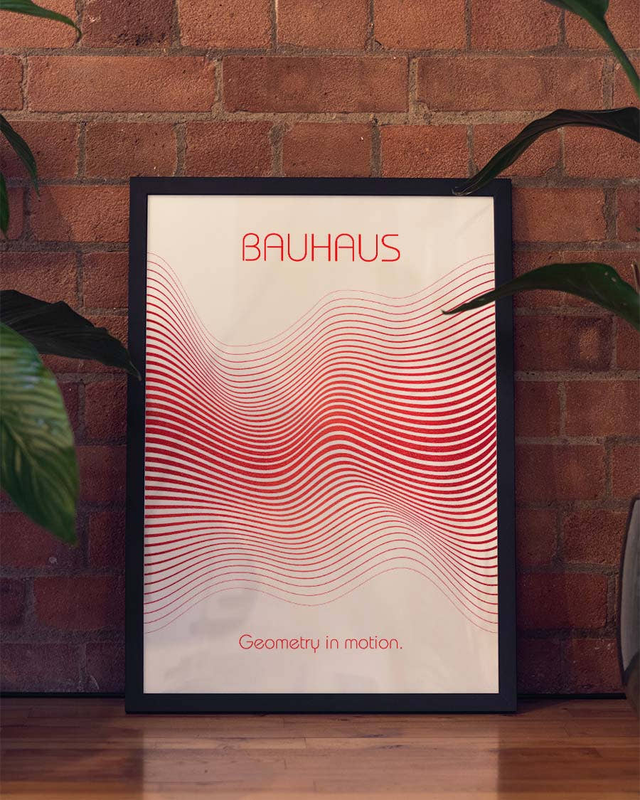 Geometry in Motion | Bauhaus Poster