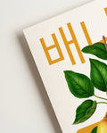 Golden Calm | Botanical Asia Art Poster