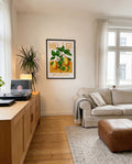Golden Calm | Botanical Asia Art Poster