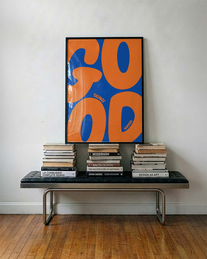 Good things happen | Typografie-Poster