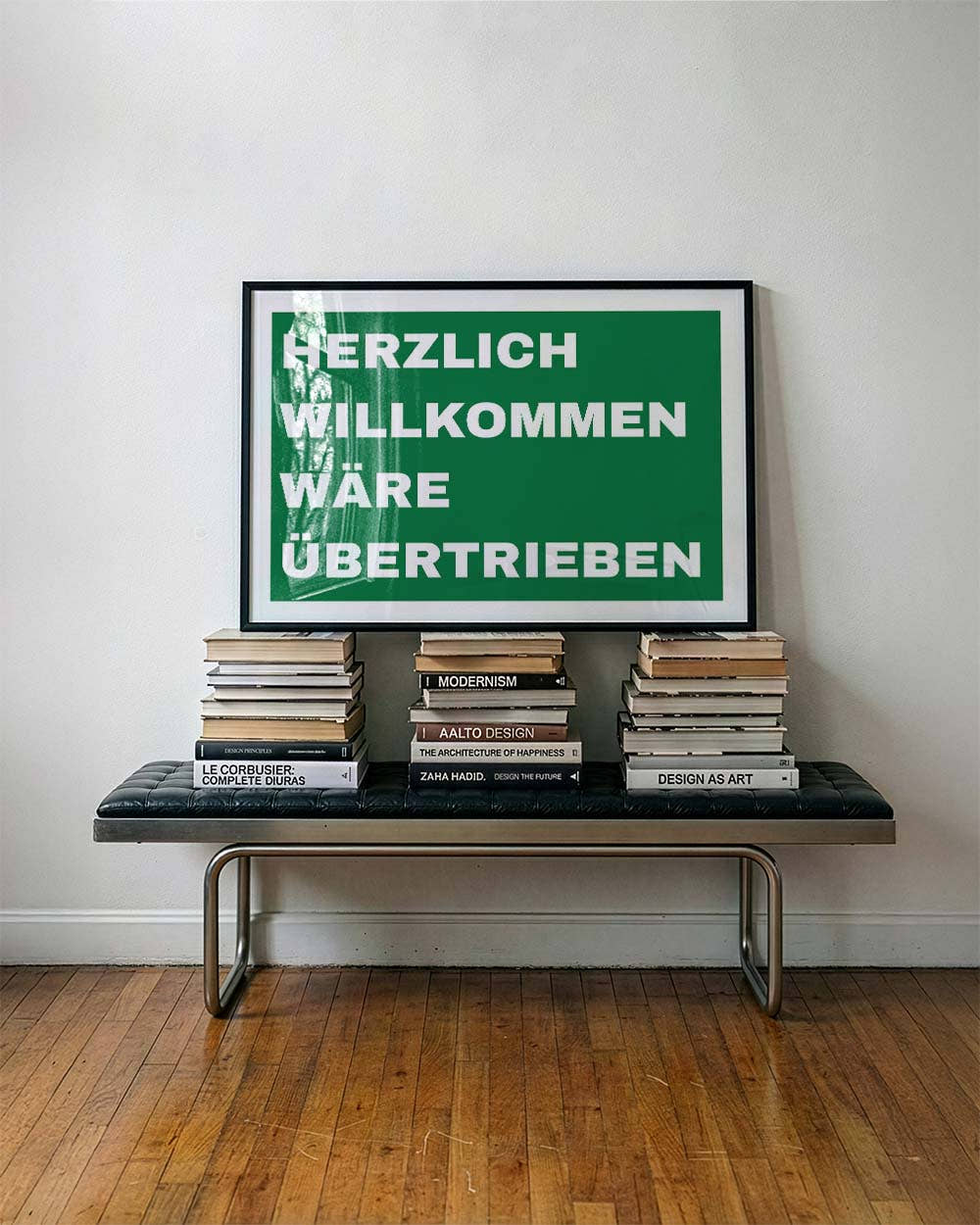 Willkommen | Funny Wall Art Poster