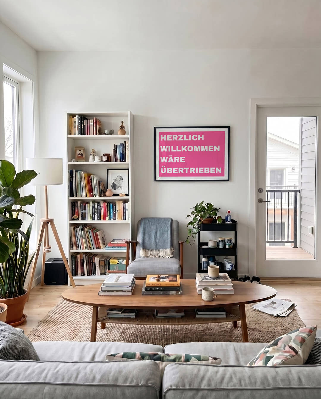 Willkommen | Funny Wall Art Poster