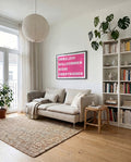 Willkommen | Funny Wall Art Poster