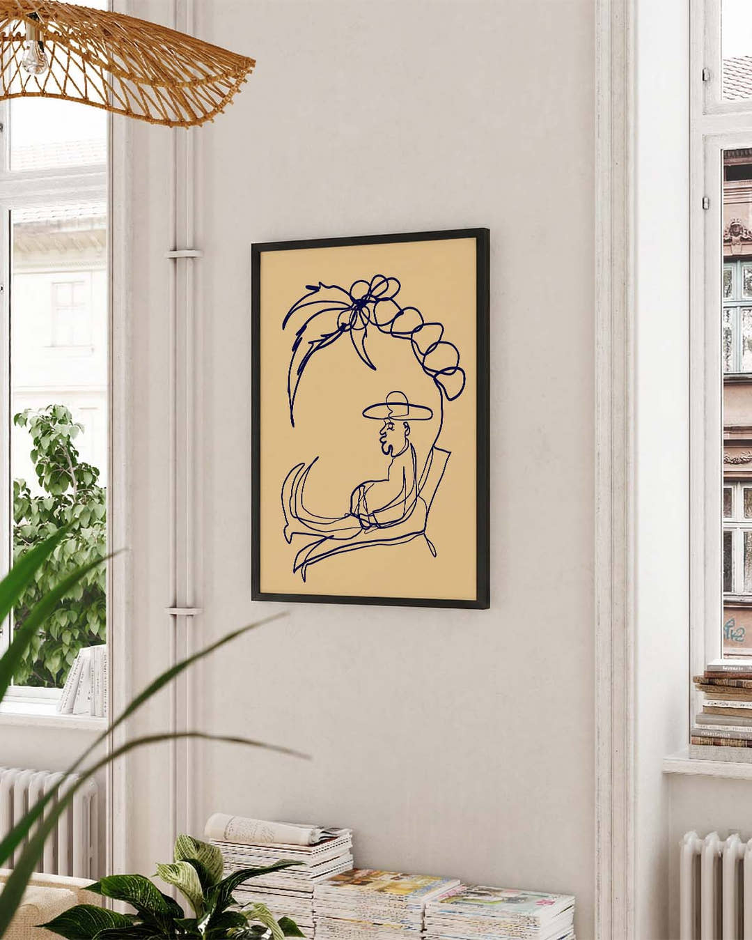 Homeoffice | Line Art Poster