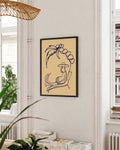 Homeoffice | Line Art Poster