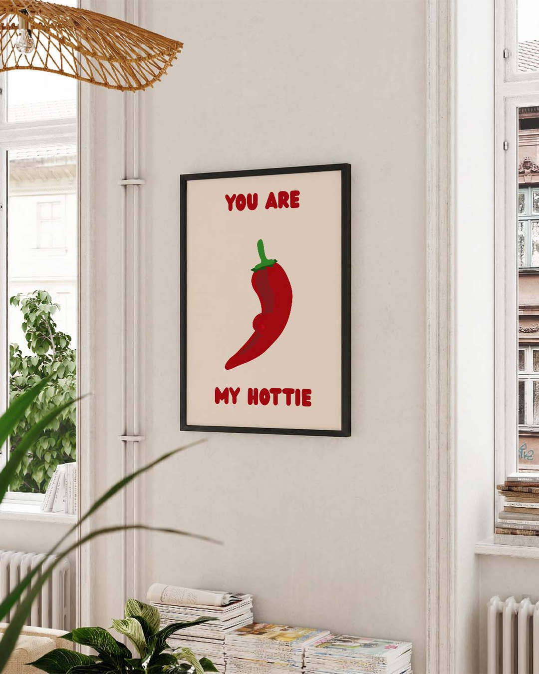 Hottie | Funny Love Art Poster