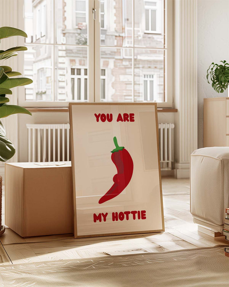 Hottie | Funny Love Art Poster