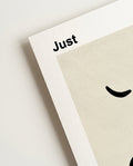 Just Kiss | Minimalistisches Poster