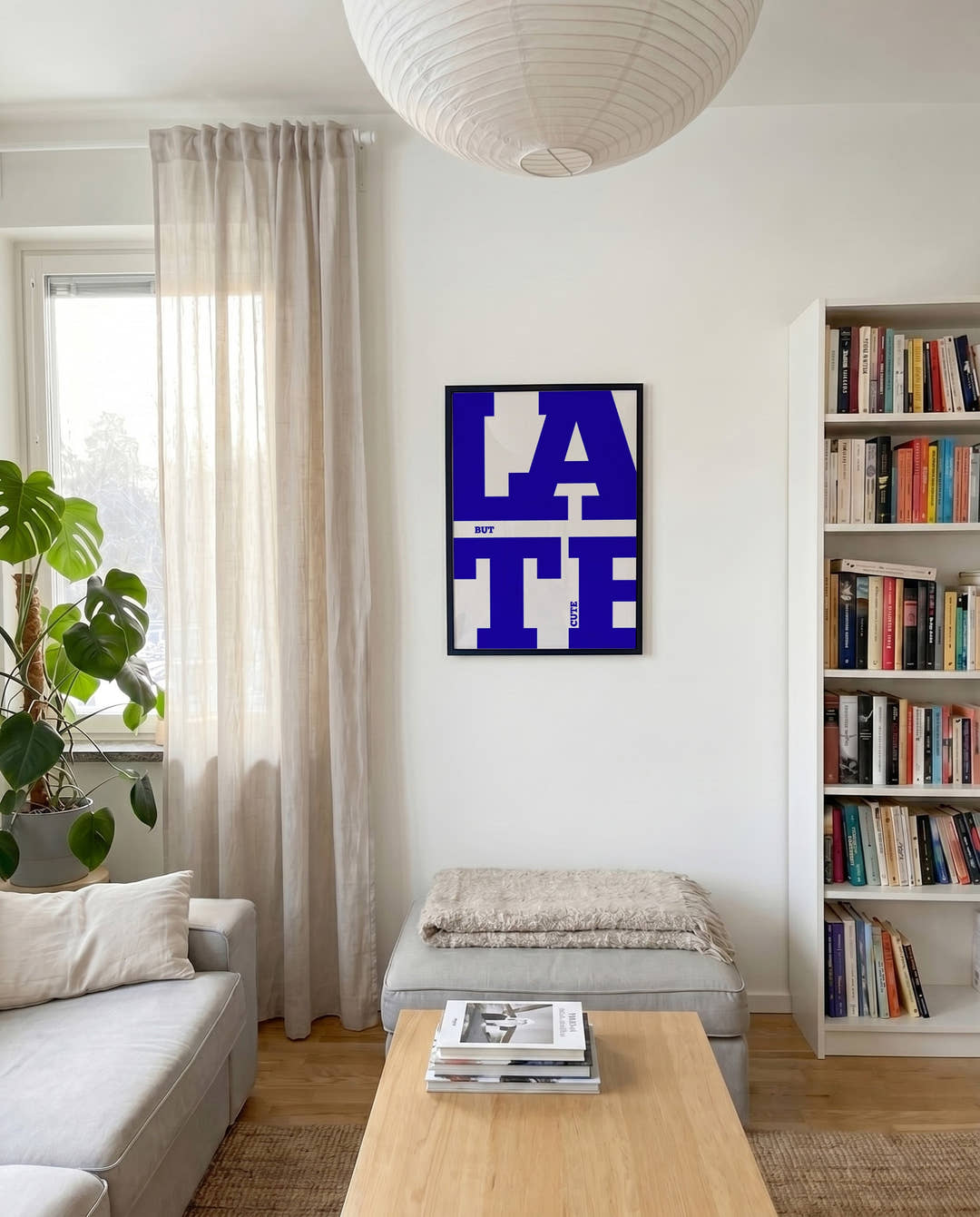 Late | Typografie Poster