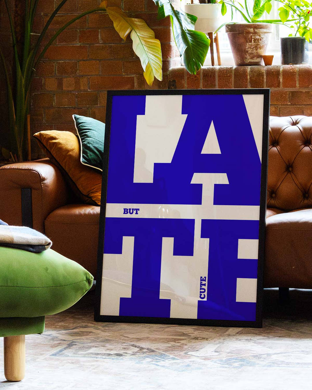 Late | Typografie Poster