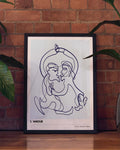 LB – L‘ Amour | Line Art Poster
