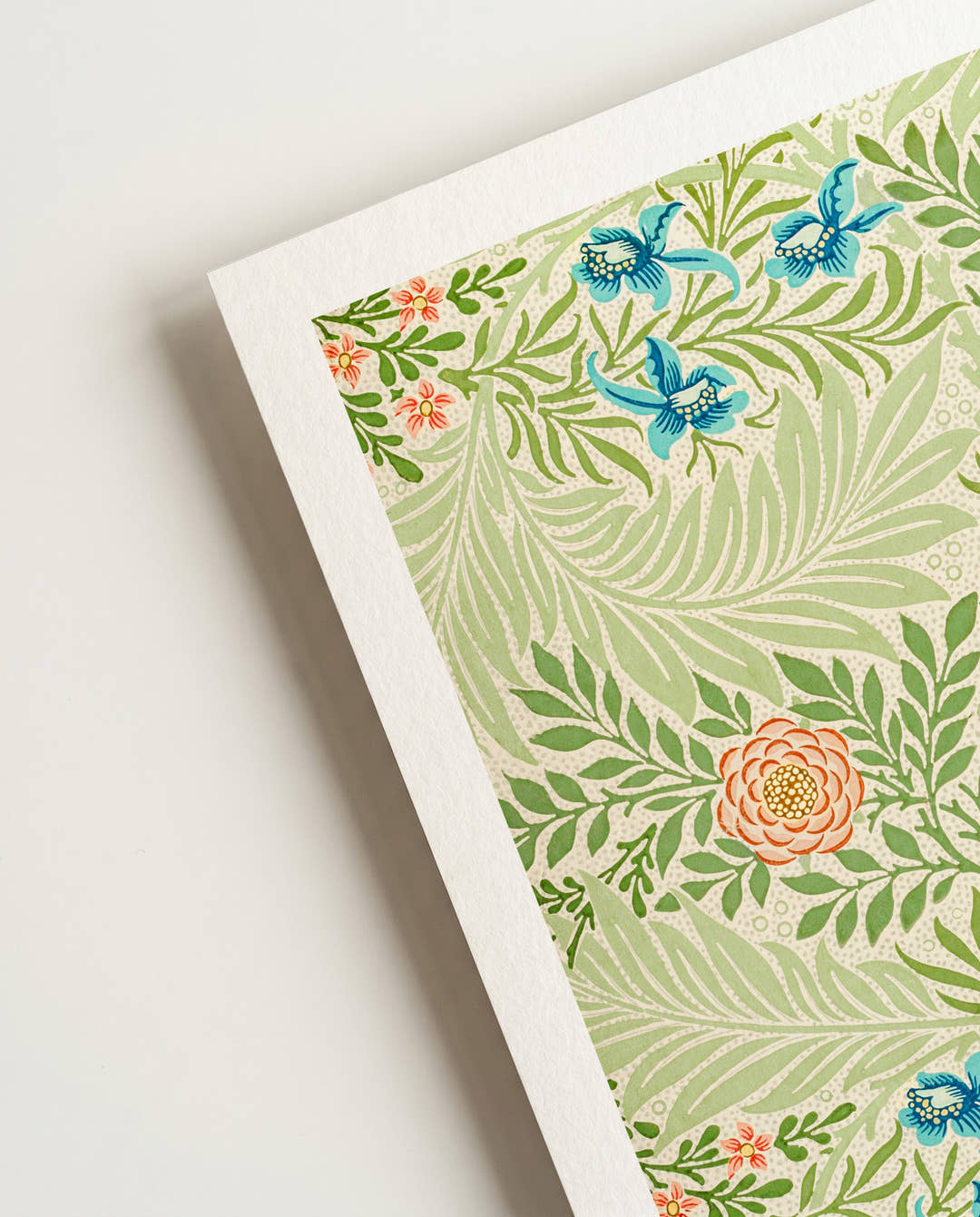 Larkspur | William Morris Poster