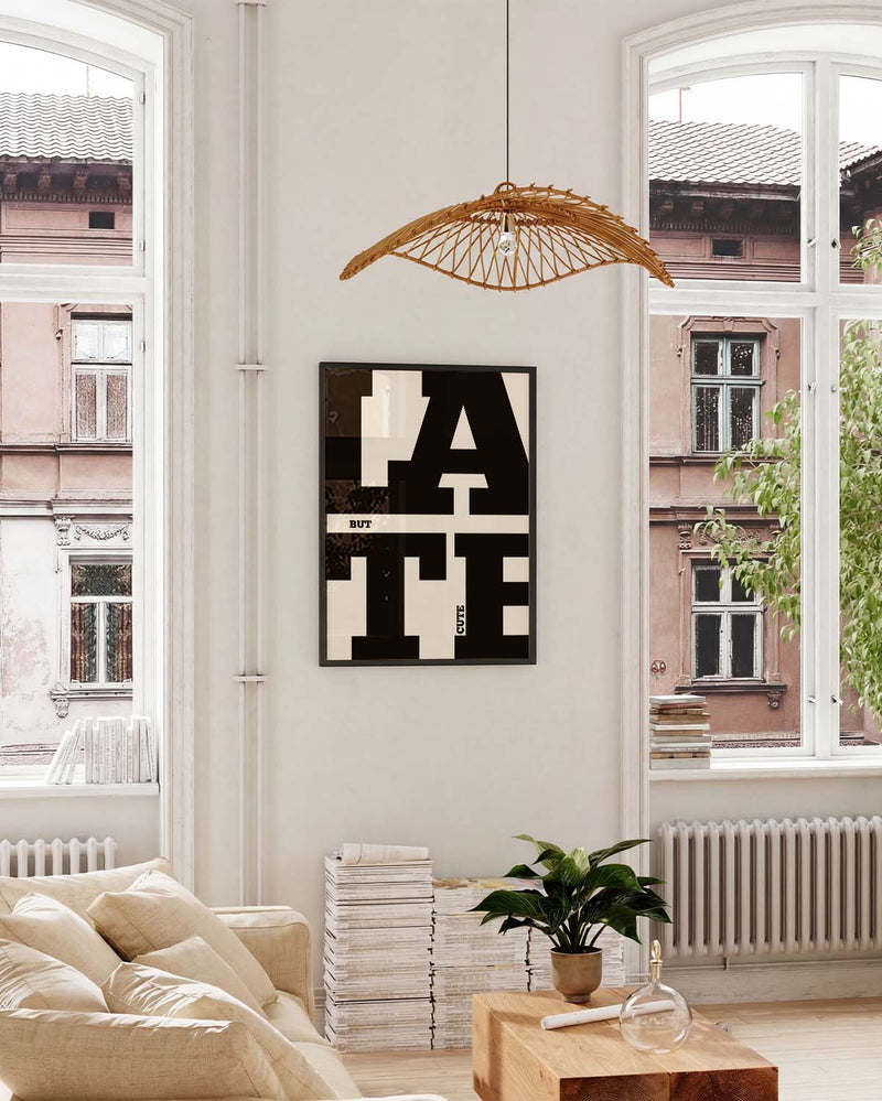 Late | Typografie Poster