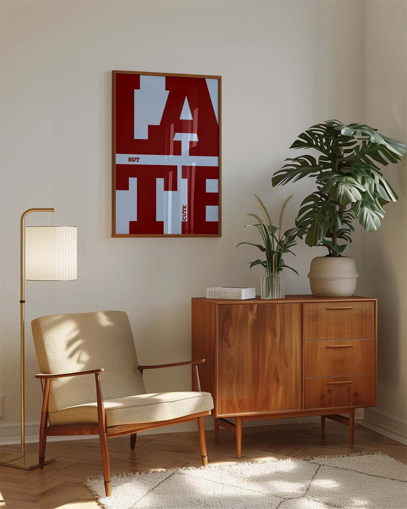 Late | Typografie Poster