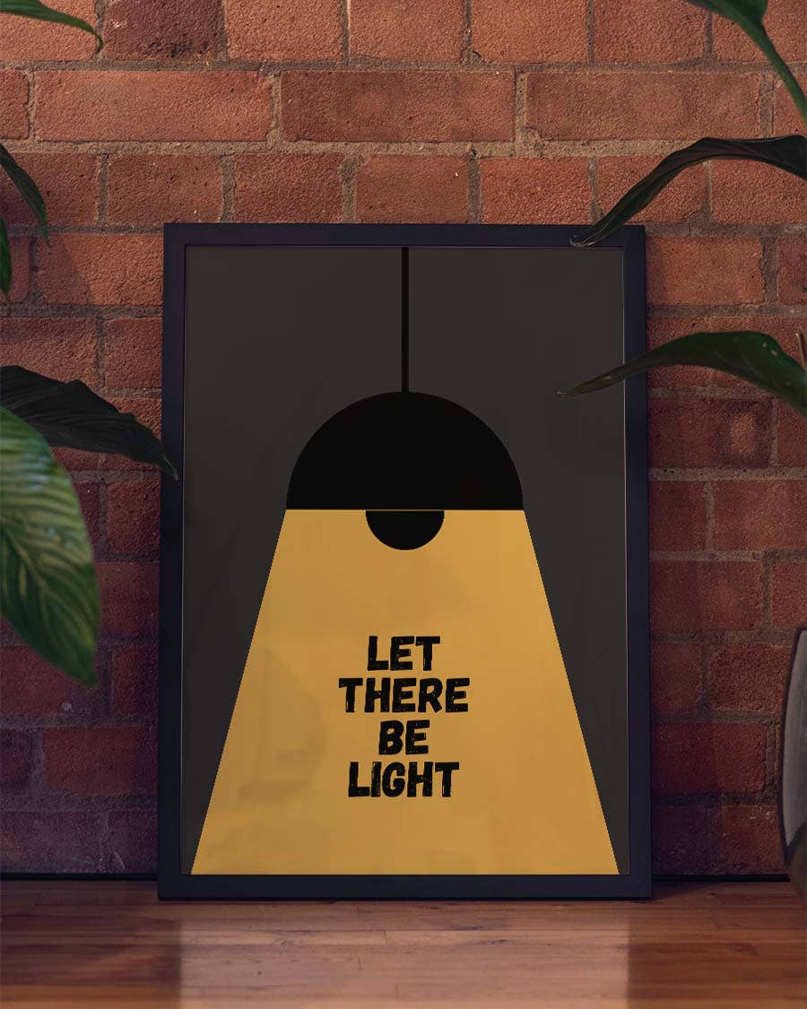 Let There Be Light | Illustration Poster