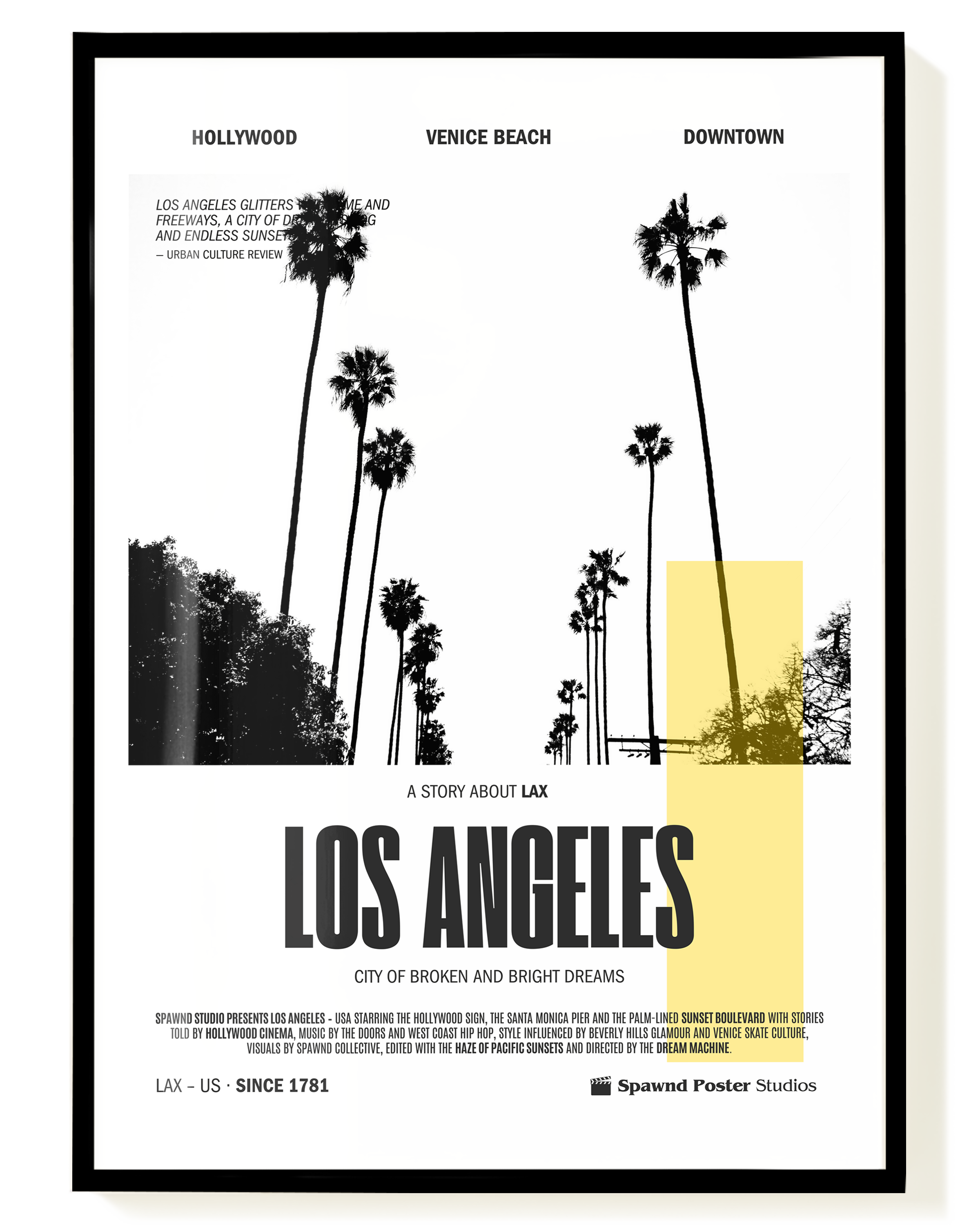 Los Angeles | City Art Poster – Wallera®