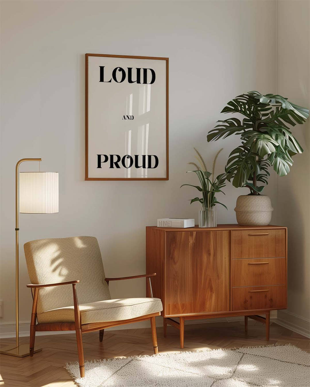 Loud and Proud | Typografie Poster