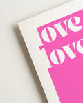 Love Love | Typografie Poster