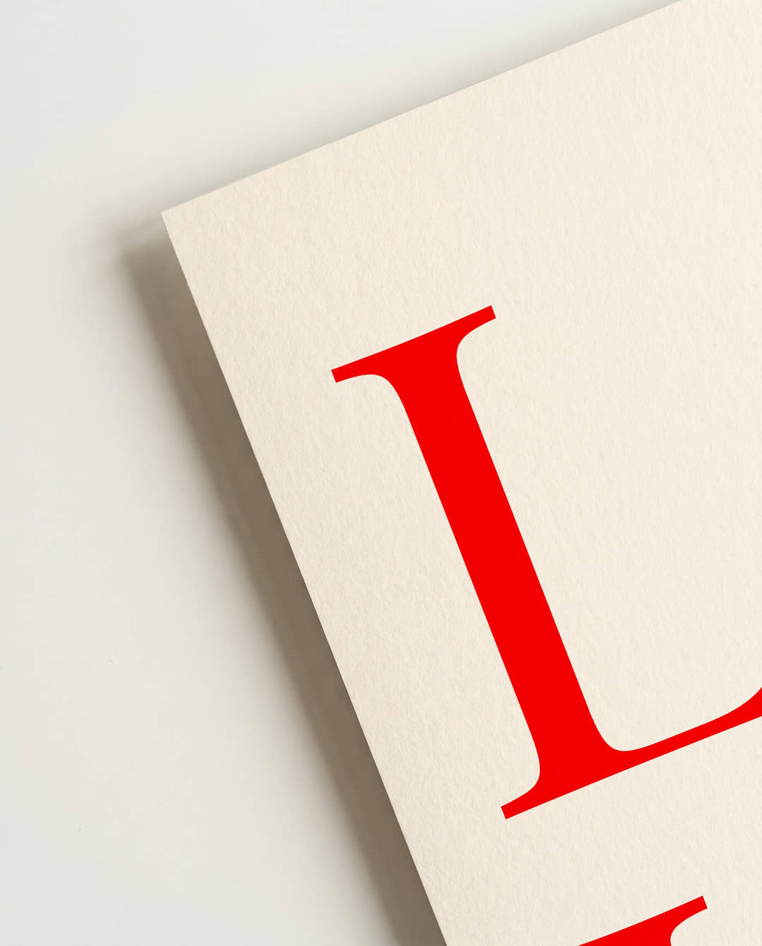 Love | Typografie Poster