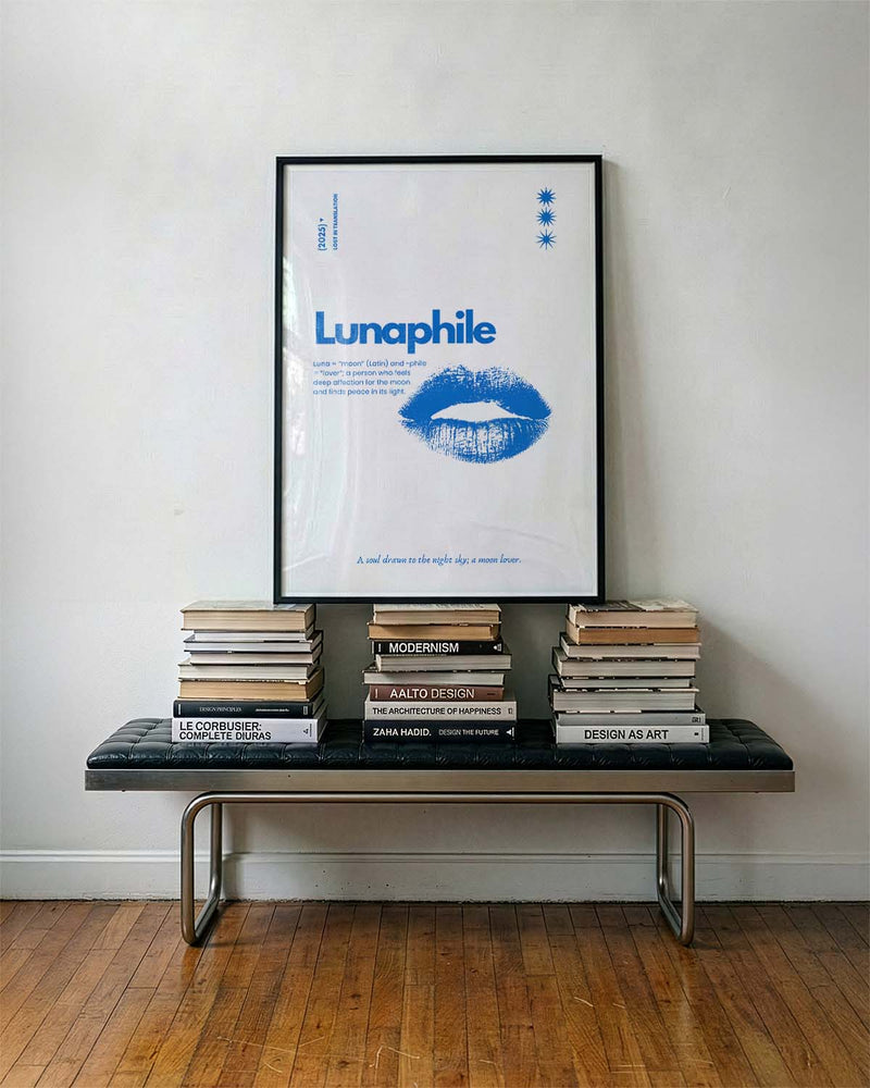 Lunaphile | Typografie Poster