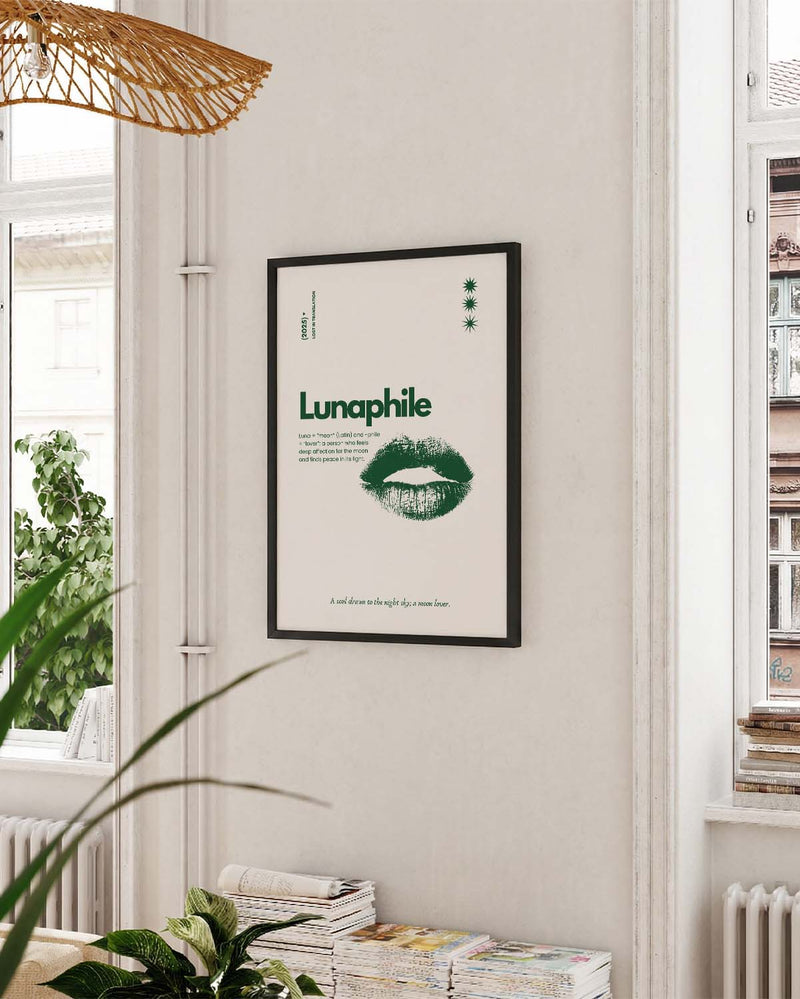Lunaphile | Typografie Poster