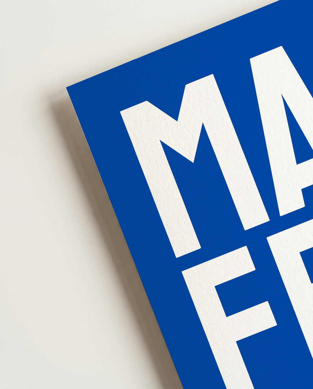 Manifest | Typografie Poster