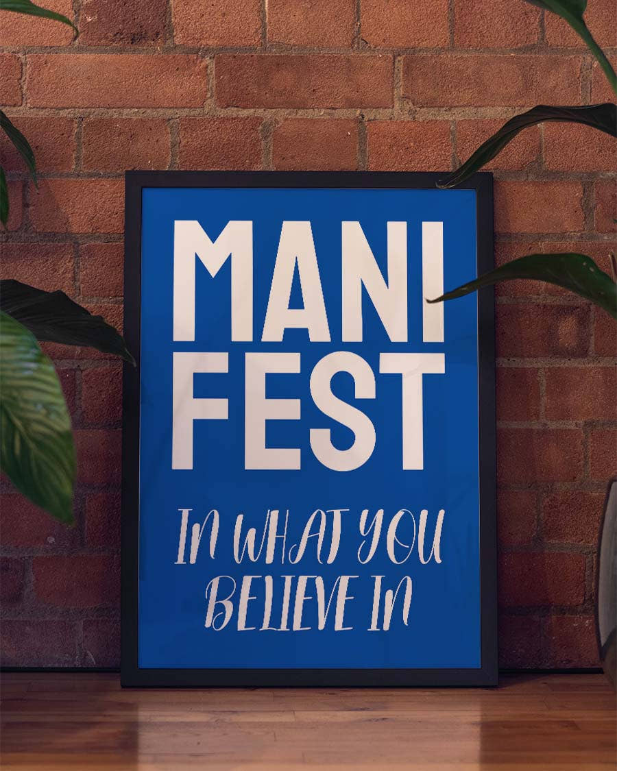 Manifest | Typografie Poster