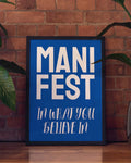 Manifest | Typografie Poster