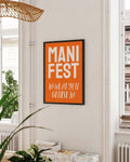 Manifest | Typografie Poster