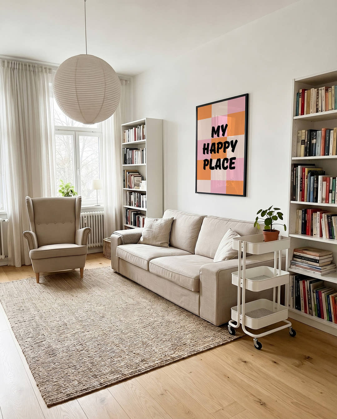 My Happy Place | Typografie Poster