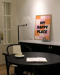 My Happy Place | Typografie Poster