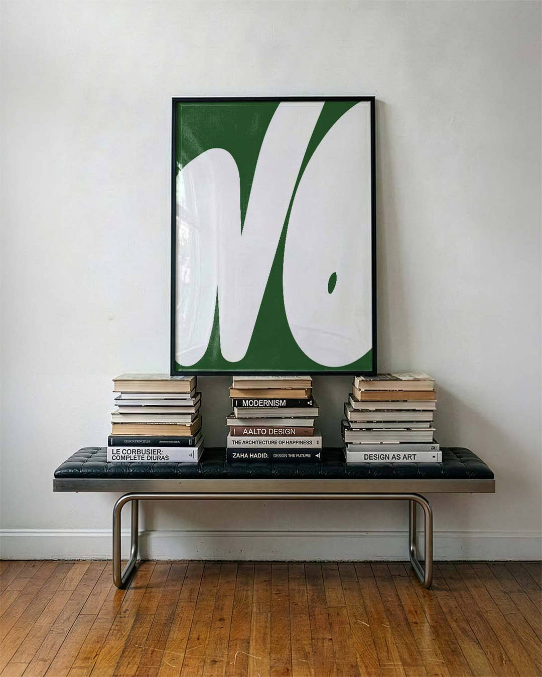 NO | Bold Minimalist Typografie Poster