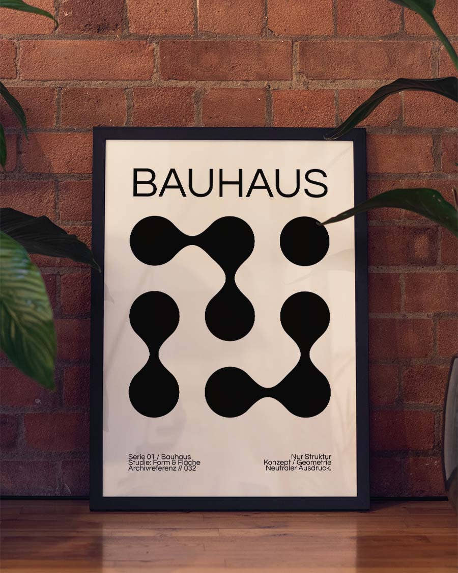No Emotions | Bauhaus Poster