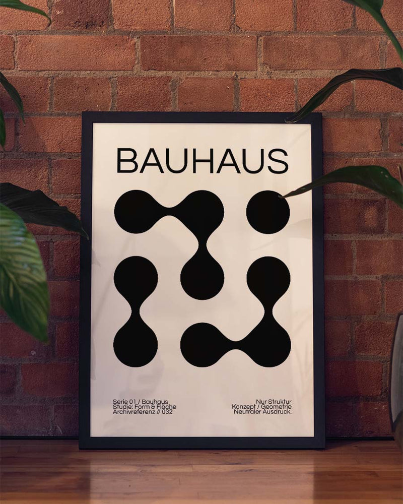 No Emotions | Bauhaus Poster
