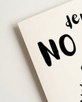 No Depresso | Funny Coffee Art Poster