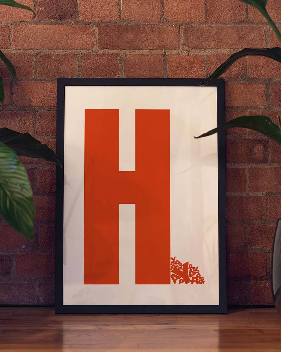 Happy | Typografie Poster