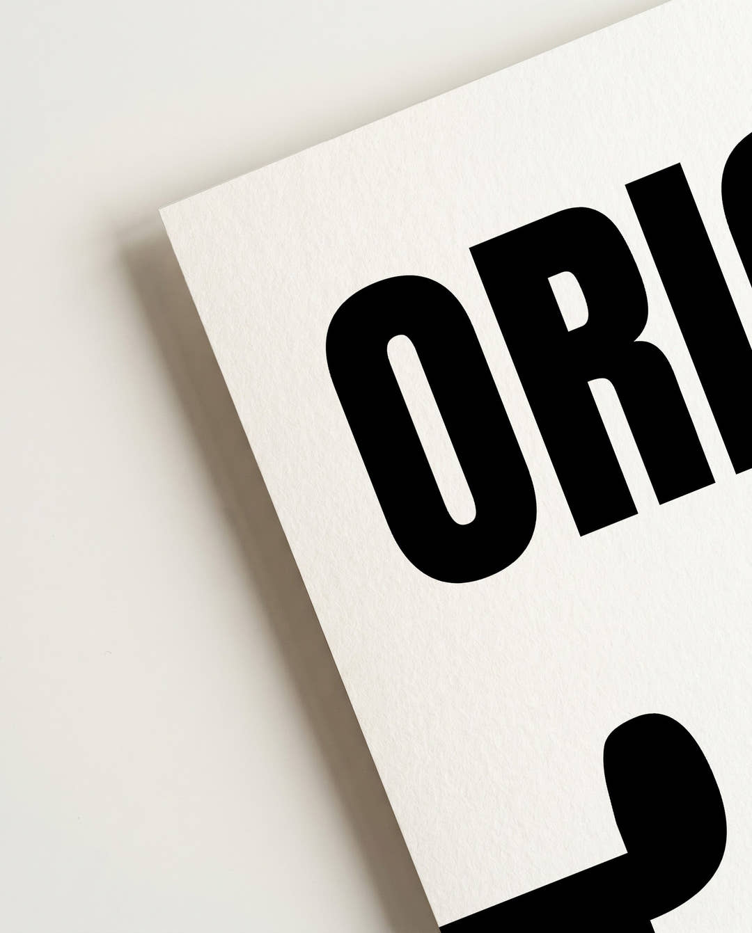 Origin 32 | Typografie Poster