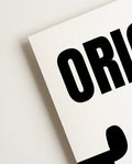 Origin 32 | Typografie Poster