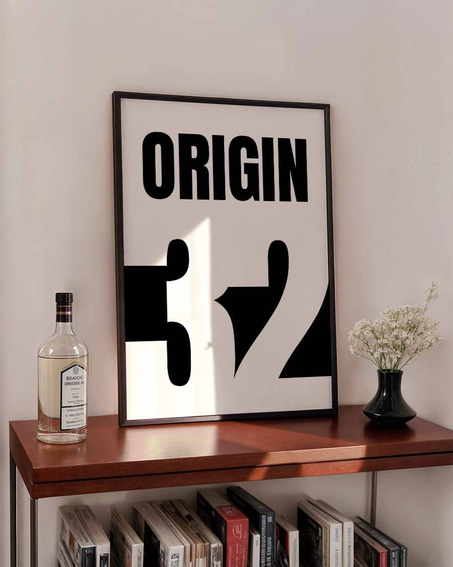 Origin 32 | Typografie Poster