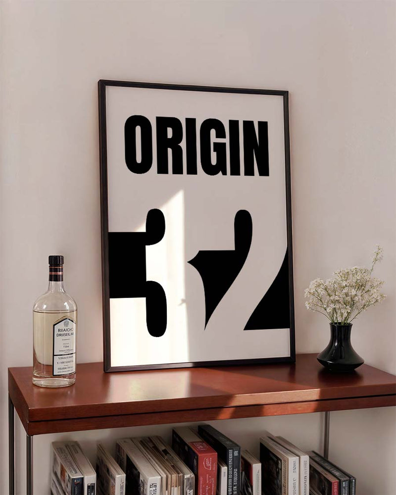 Origin 32 | Typografie Poster