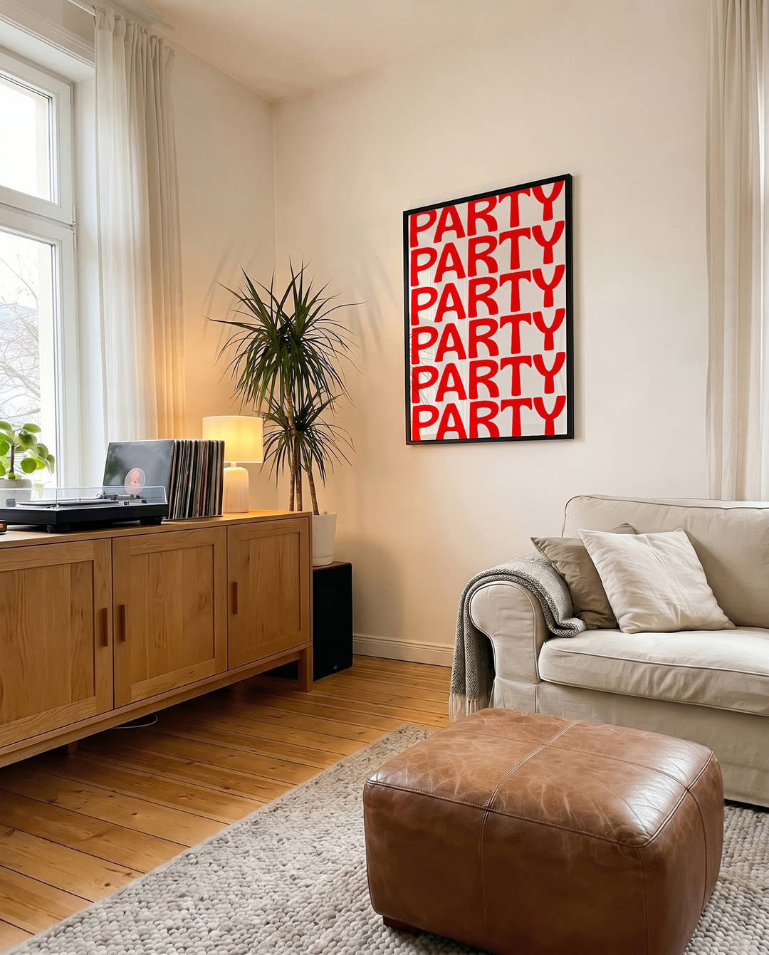 Party | Typografie Poster
