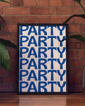 Party | Typografie Poster