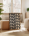 Party | Typografie Poster