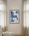 Permission | Typografie Poster