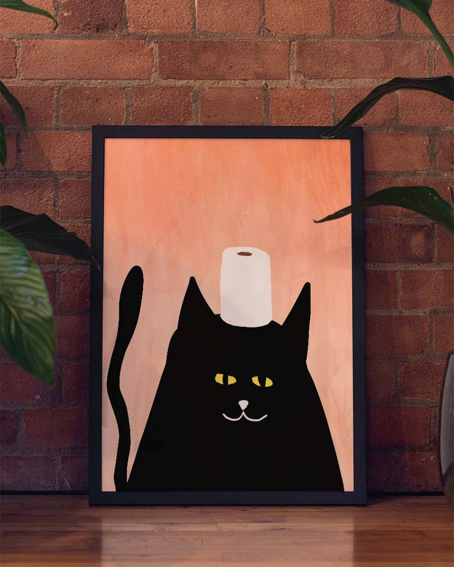 Pooping? | Funny Art Poster